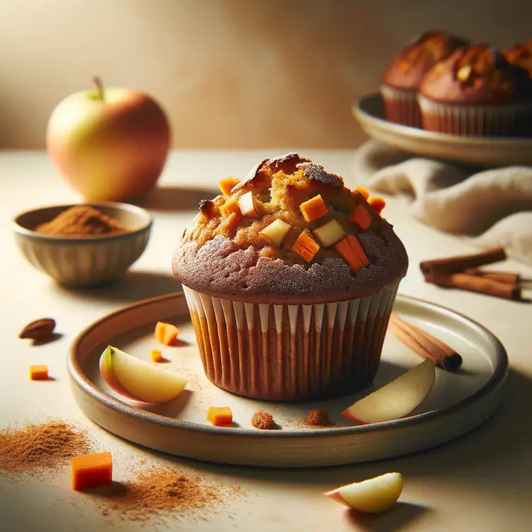 Apfel-Möhren-Muffins Recipe