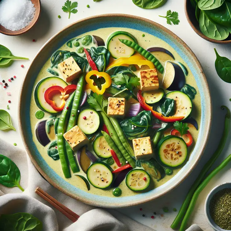 Grünes Thai Curry mit Gemüse Recipe