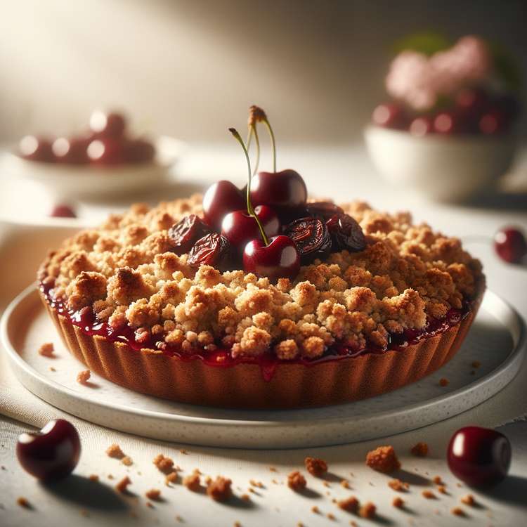 Kirschkuchen mit Streusel – Rezept