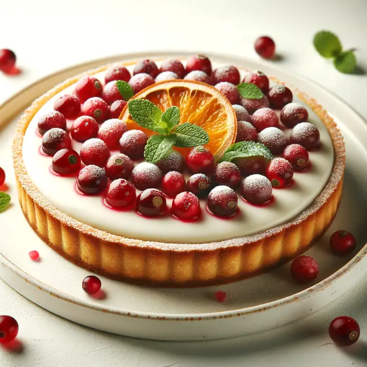 Vegane Cranberry-Torte Recipe