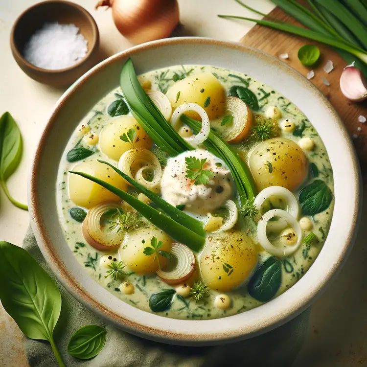 Bärlauch-Kartoffel-Suppe Recipe