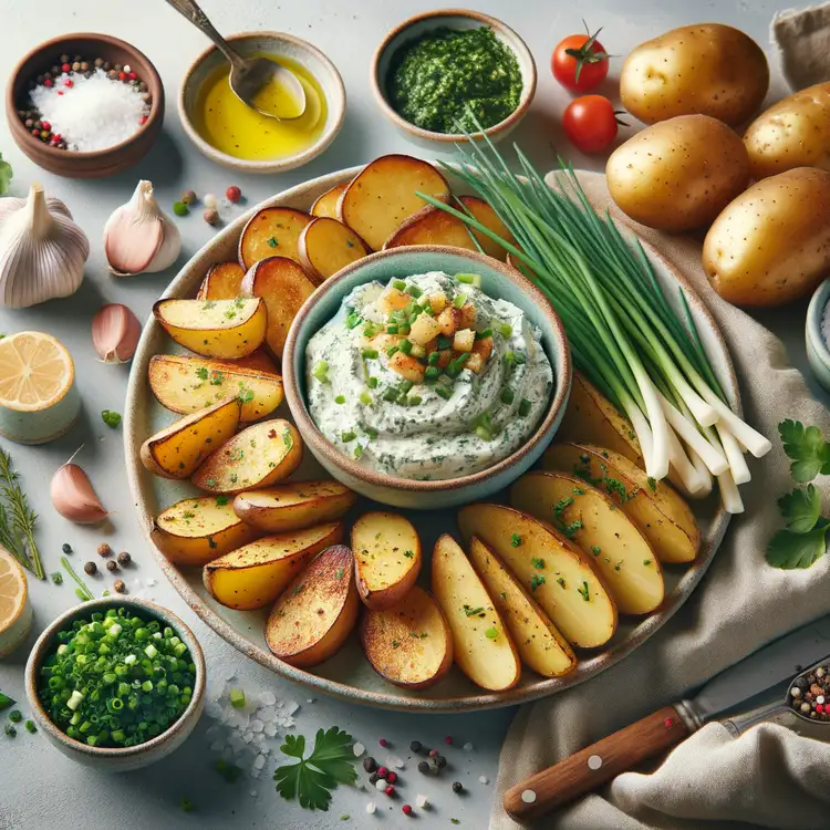 Kräuterquark-Dip für Ofenkartoffeln Recipe