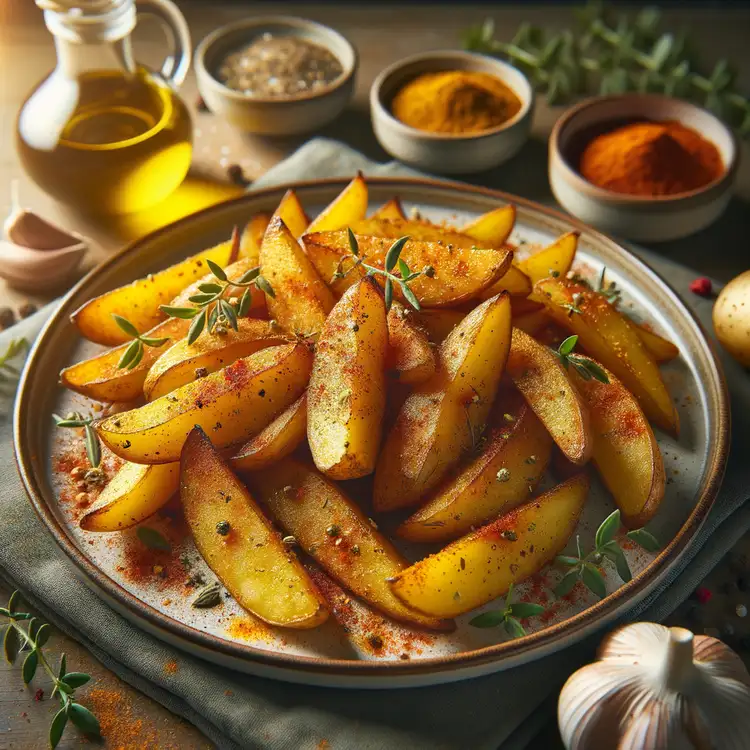 Schnelle Kartoffelspalten Recipe