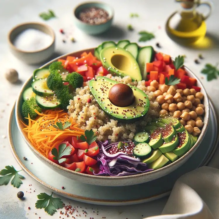 Vegane Protein-Bowl mit Quinoa Recipe