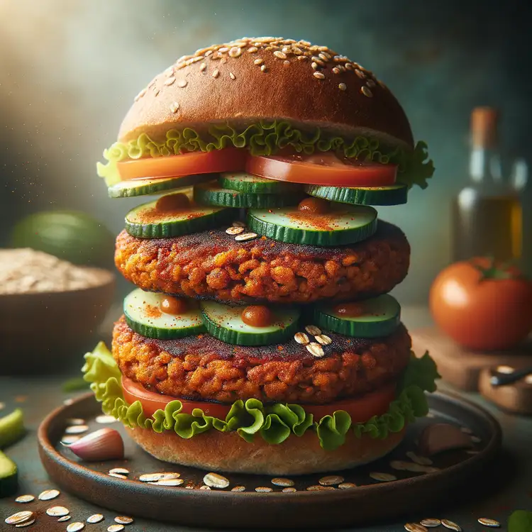 Veganer Burger Recipe