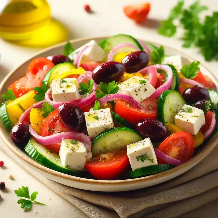 Veganer Feta-Salat Recipe