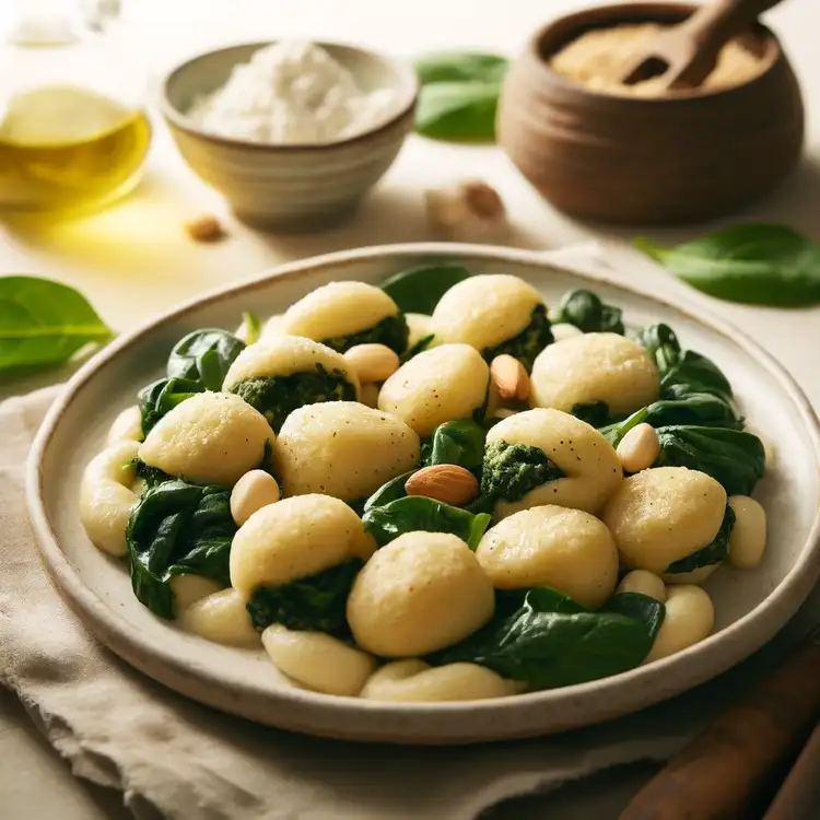 Gefüllte Gnocchi mit Ricotta und Spinat Recipe