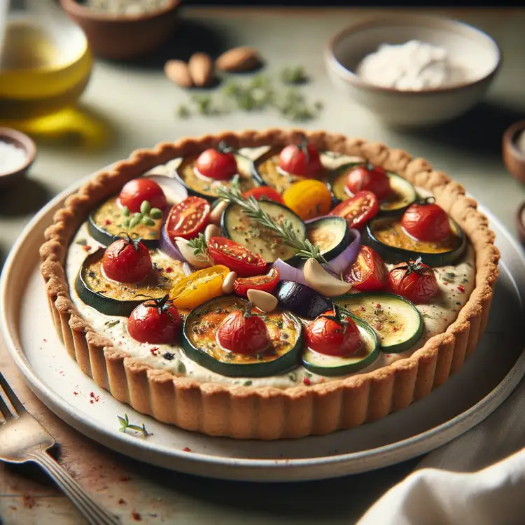 Vegane Gemüse-Tarte Recipe