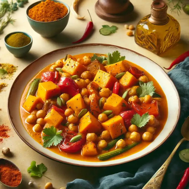 Veganes Kürbis-Curry Recipe