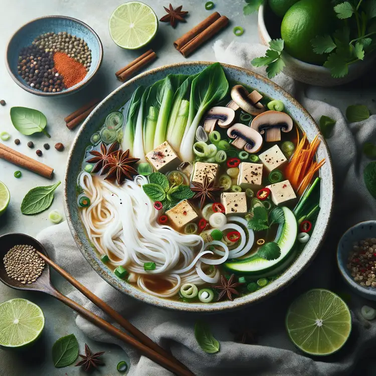 Vegetarische Pho-Suppe Recipe