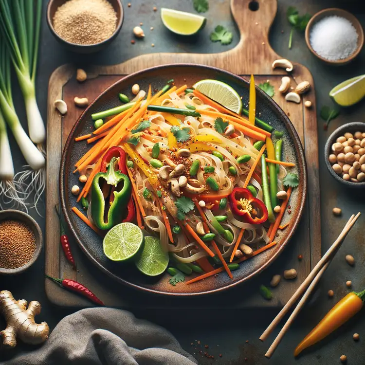 Vegetarisches Pad Thai Recipe