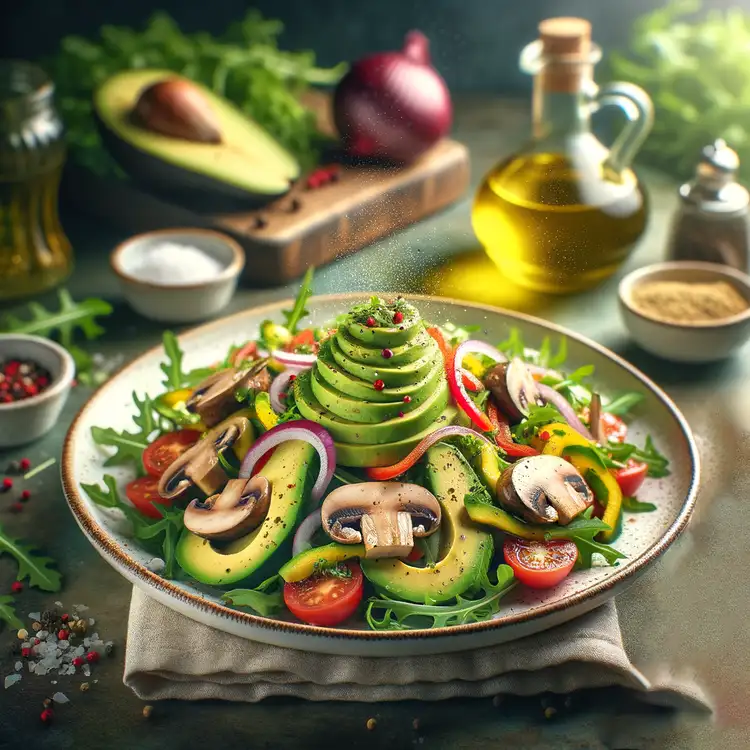 Avocado-Champignon-Salat Recipe