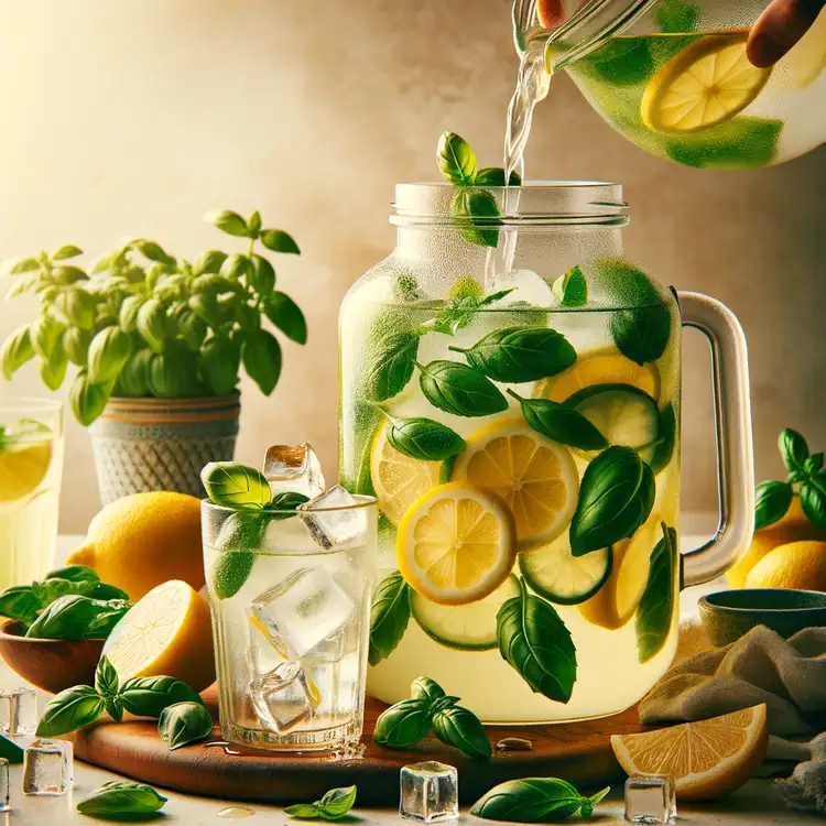 Basilikum-Limonade Recipe