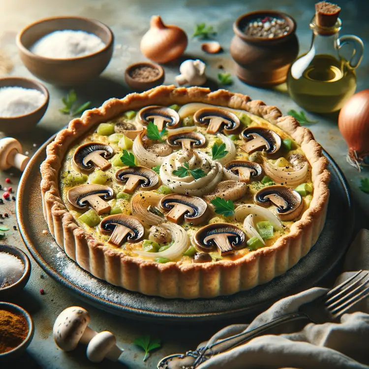 Champignon-Quiche Recipe