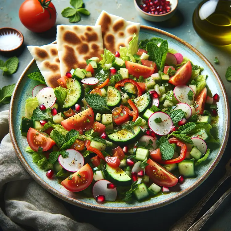 Fattoush-Salat Recipe