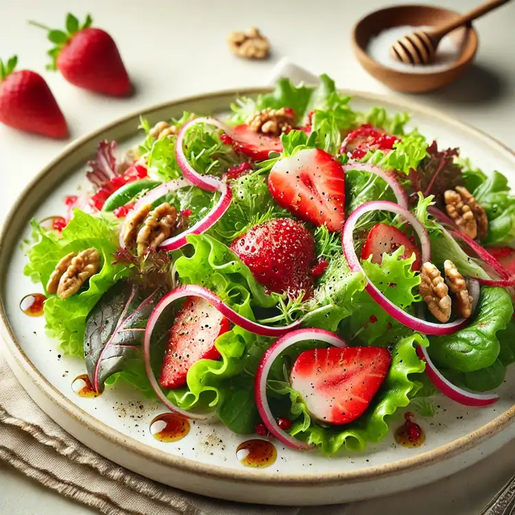 Feldsalat mit Erdbeeren Recipe