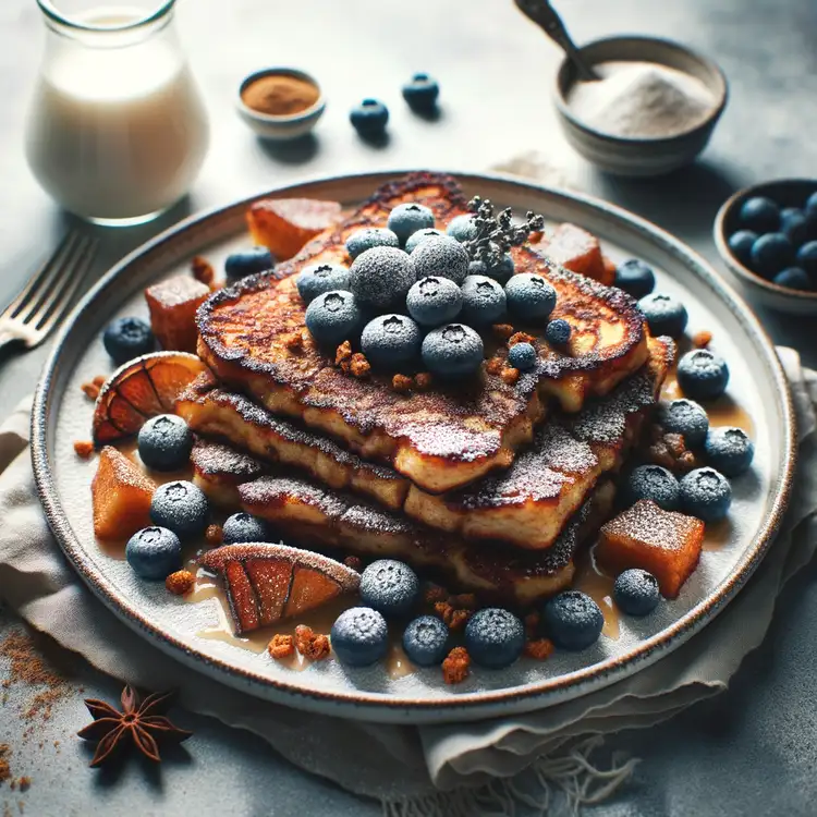 Veganer Kaiserschmarrn mit Blaubeeren Recipe