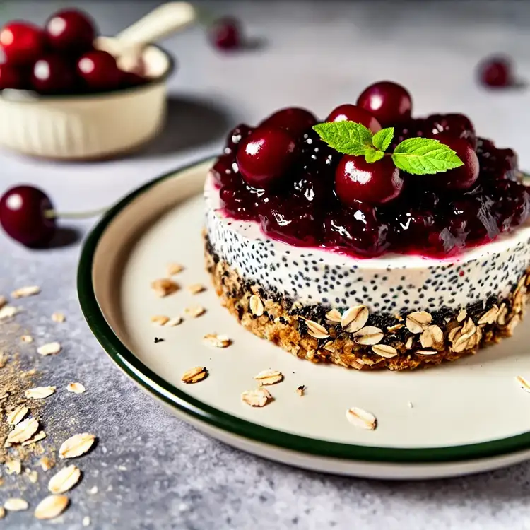 Mohn-Käsekuchen mit Kirschen Recipe