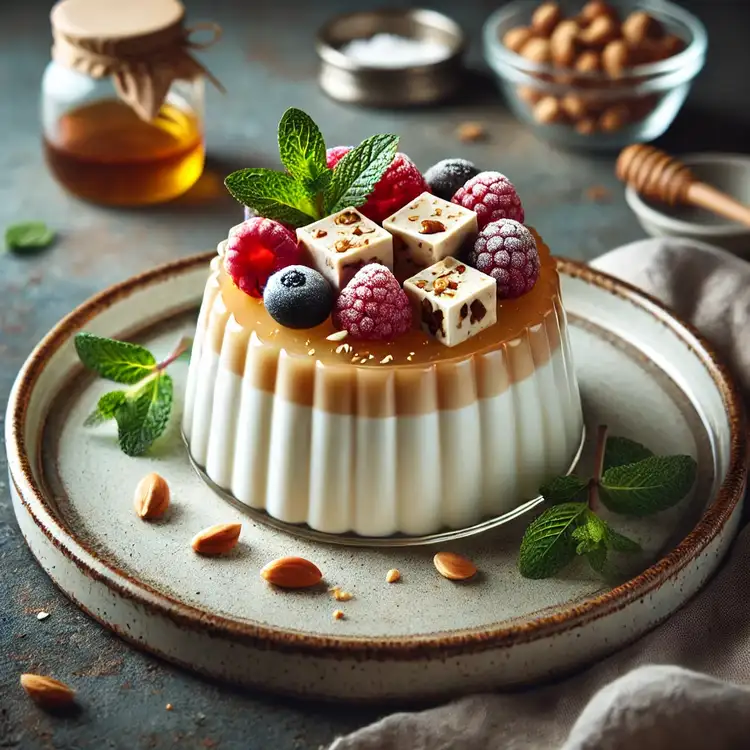 Nougat-Panna-Cotta Recipe