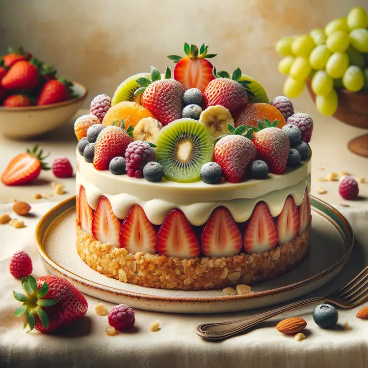 Obsttorte mit Vanillecreme Recipe