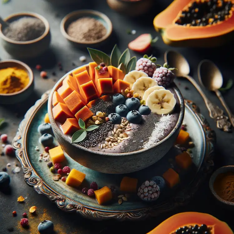 Papaya-Smoothie Bowl Recipe