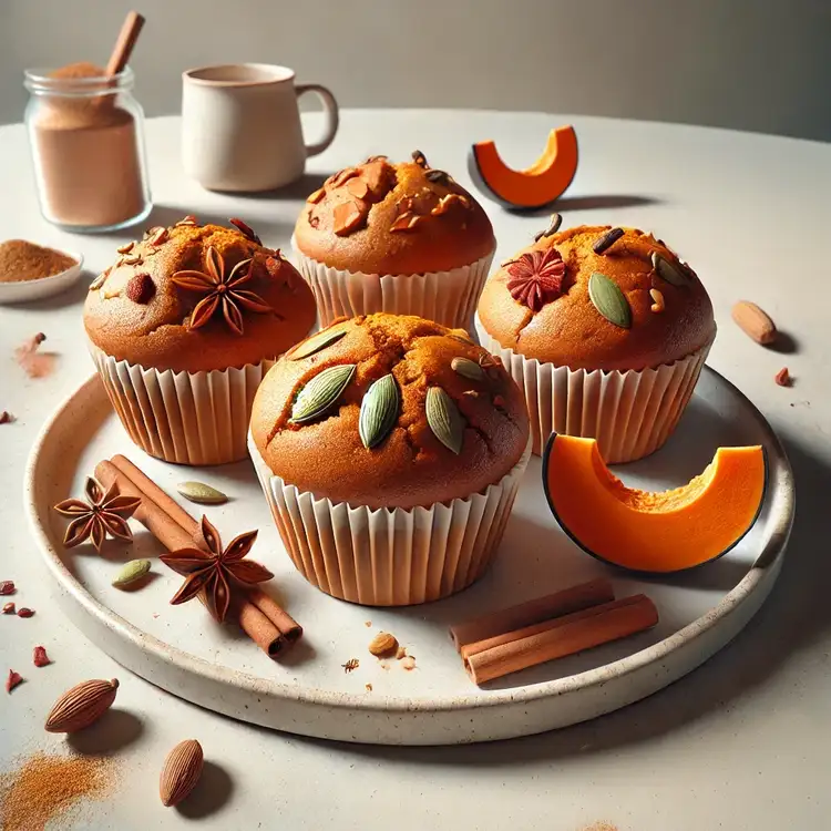 Vegane Kürbis-Muffins Recipe