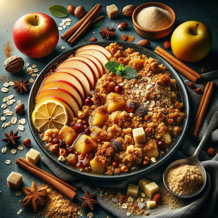 Veganer Apple Crumble Recipe