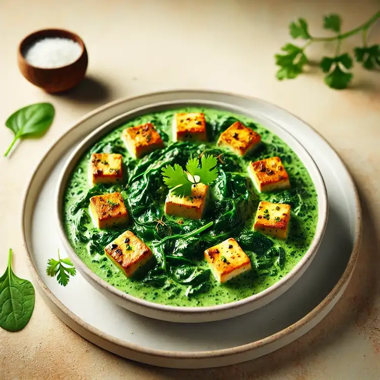 Veganes Palak Paneer Recipe