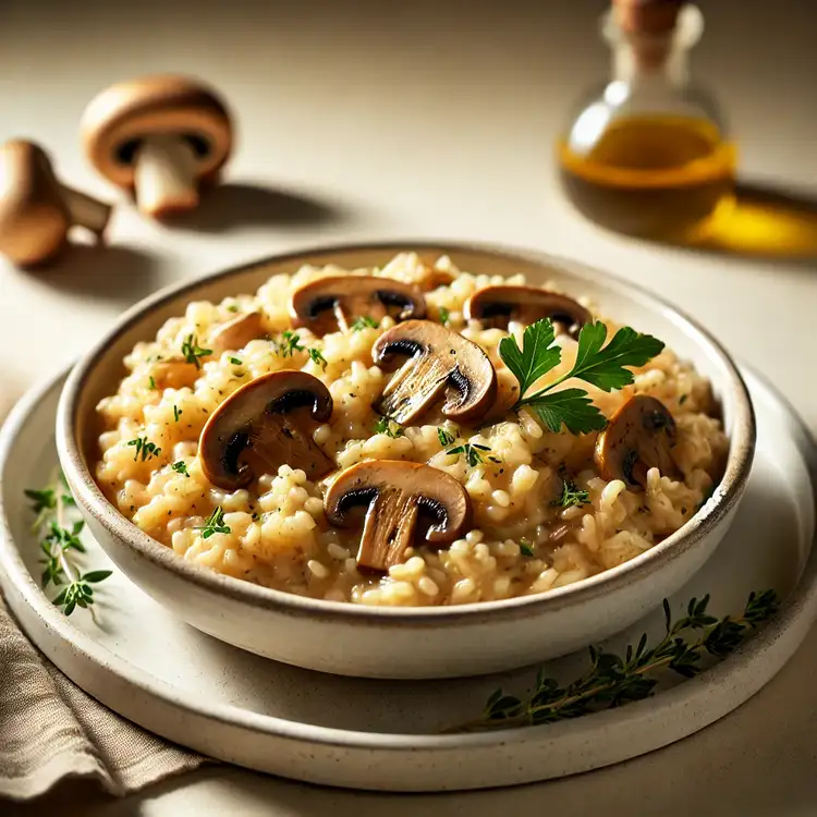 Veganes Pilzrisotto Recipe