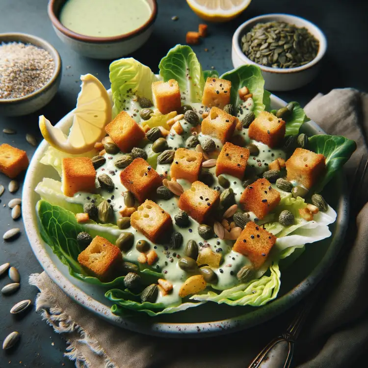 Vegetarischer Caesar Salat Recipe