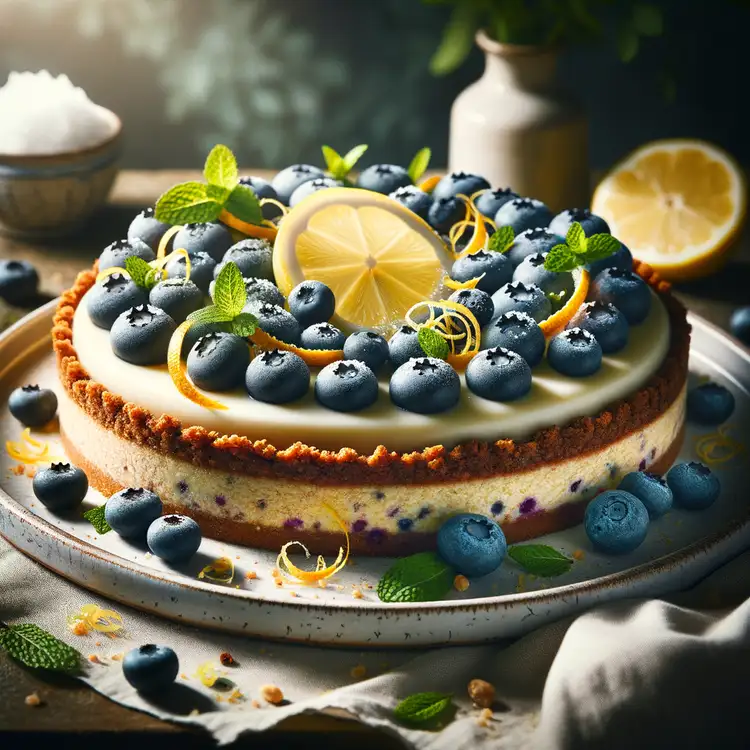 Zitronen-Blaubeer-Torte Recipe