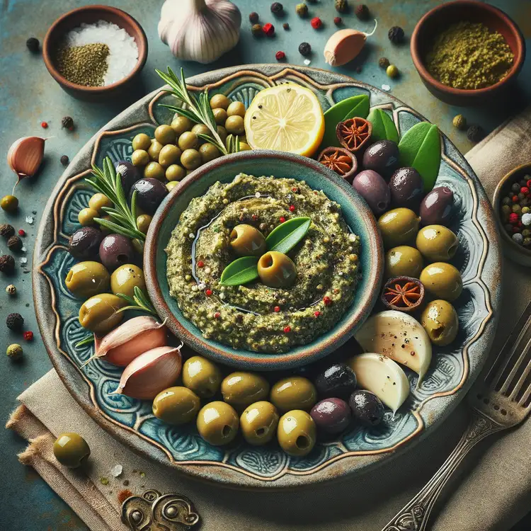 Oliven-Dip Recipe