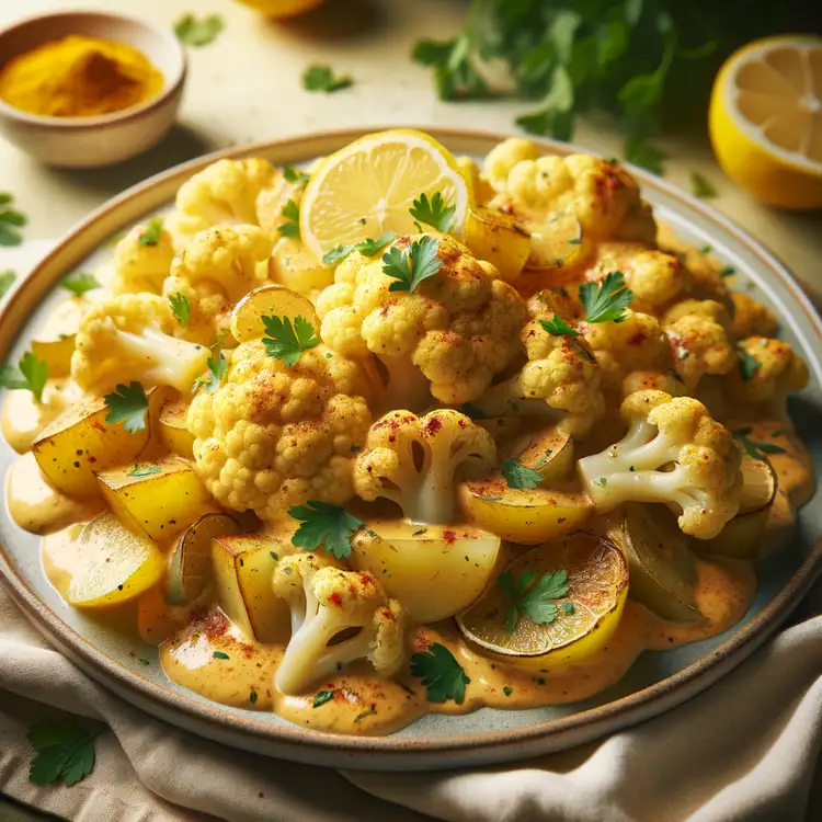 Blumenkohlauflauf mit Sahnesauce Recipe