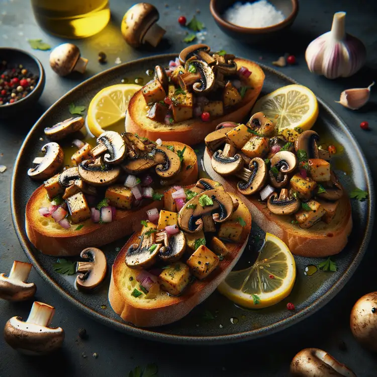 Bruschetta mit Pilzen Recipe