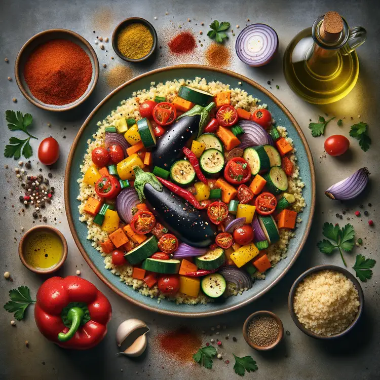 Bulgur-Gemüsepfanne Recipe