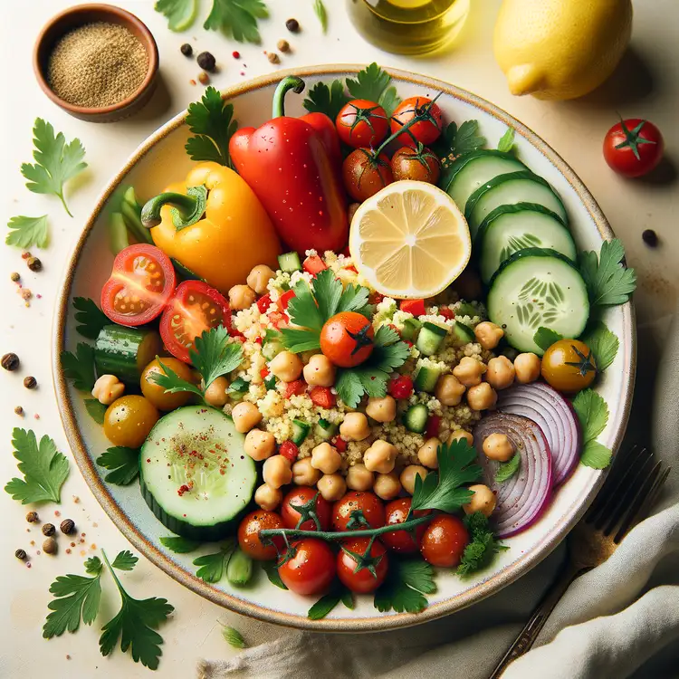 Couscous-Salat mit Kichererbsen Recipe