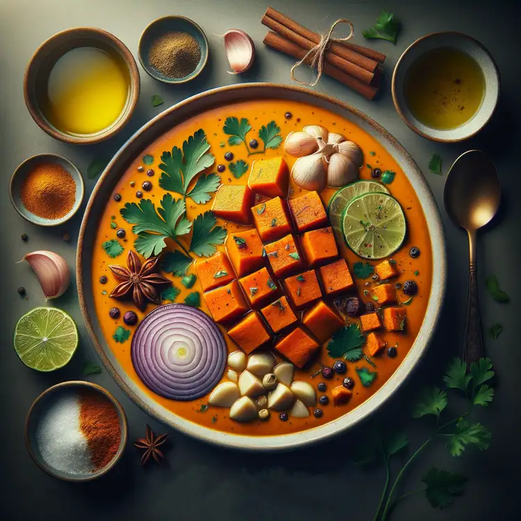 Cremige Süßkartoffelsuppe Recipe