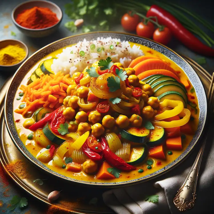 Einfaches Kichererbsen-Curry Recipe