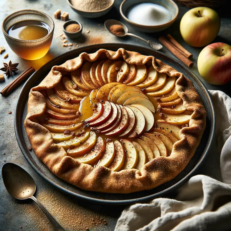 Galette mit Apfel und Zimt Recipe