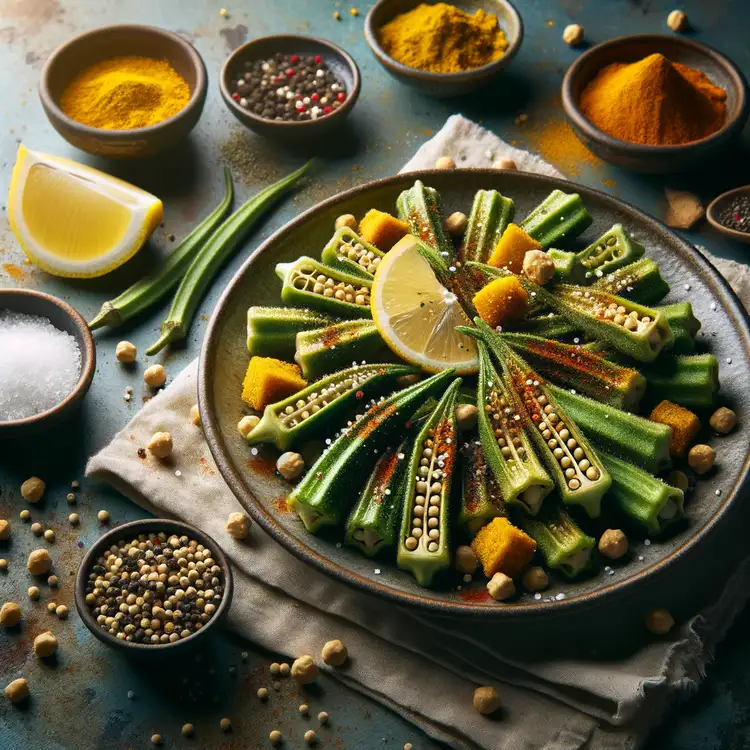 Gebratene Okra Recipe