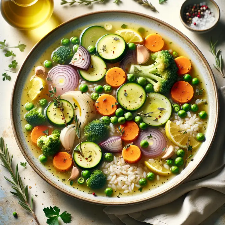 Gemüse-Reissuppe Recipe
