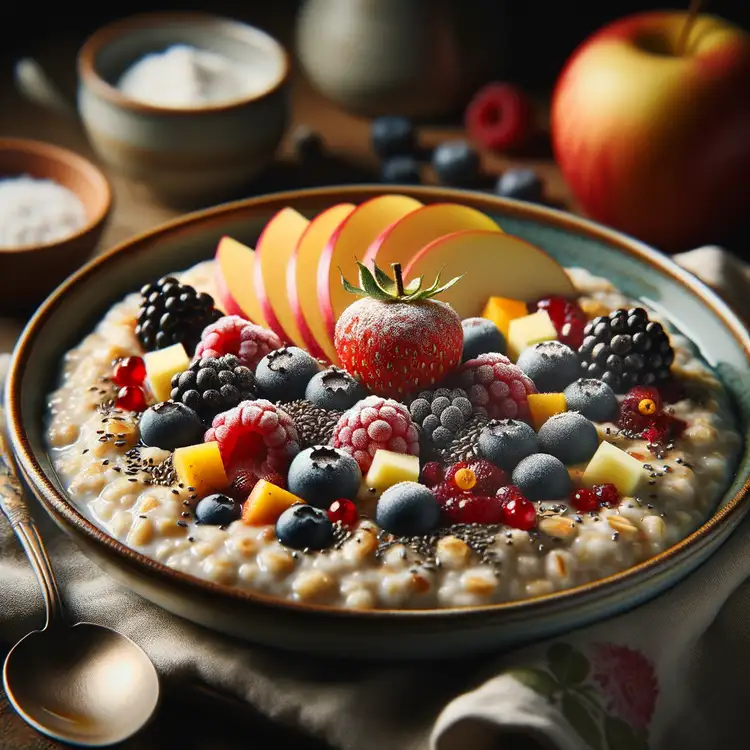Grießbrei mit Fruchttopping Recipe