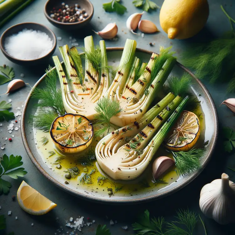 Grillierter Fenchel mit Kräuteröl Recipe