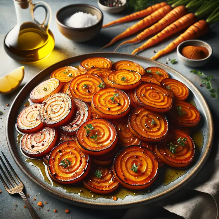 Karamellisierte Möhren aus dem Ofen Recipe