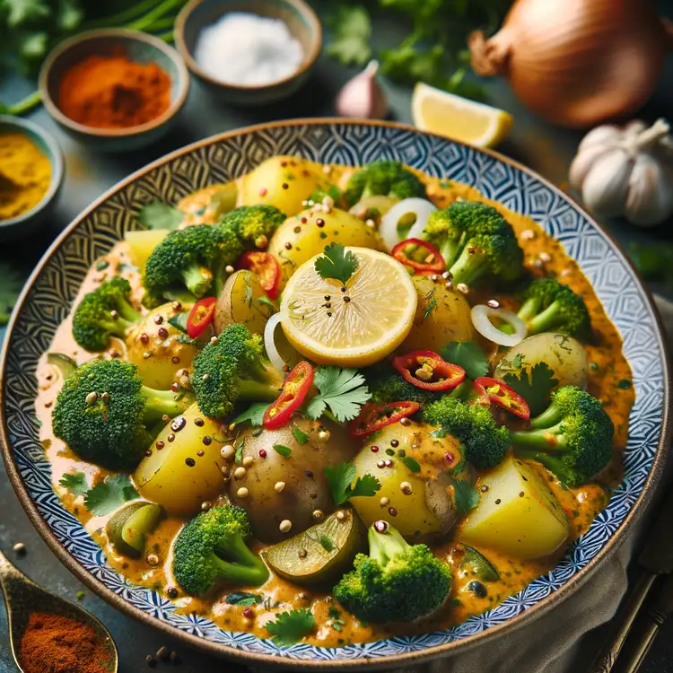 Kartoffel-Brokkoli-Curry Recipe