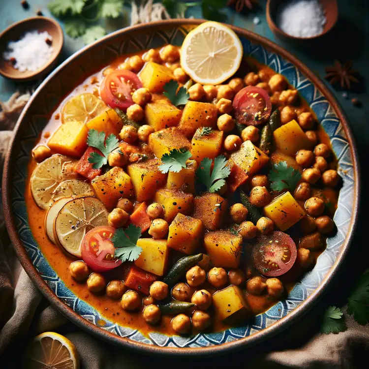 Kartoffel-Kichererbsen-Curry Recipe