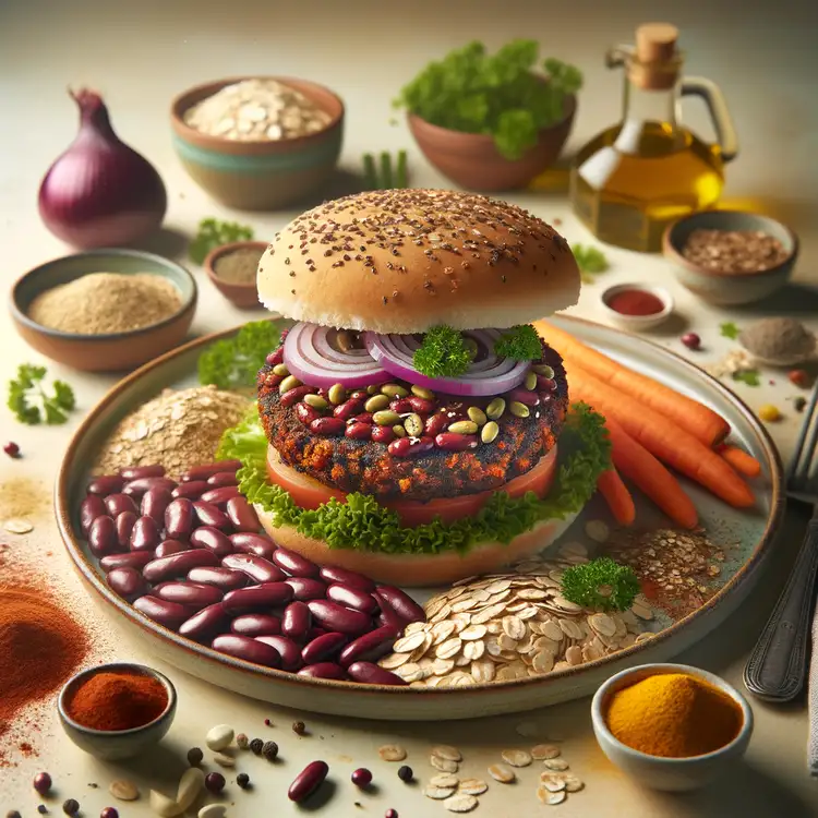 Kidneybohnen-Burger Recipe