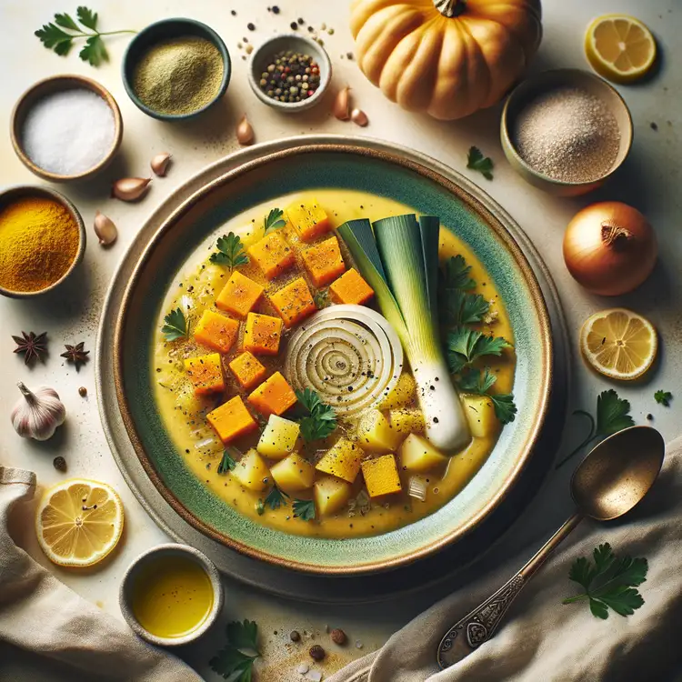 Kürbis-Lauch-Suppe Recipe
