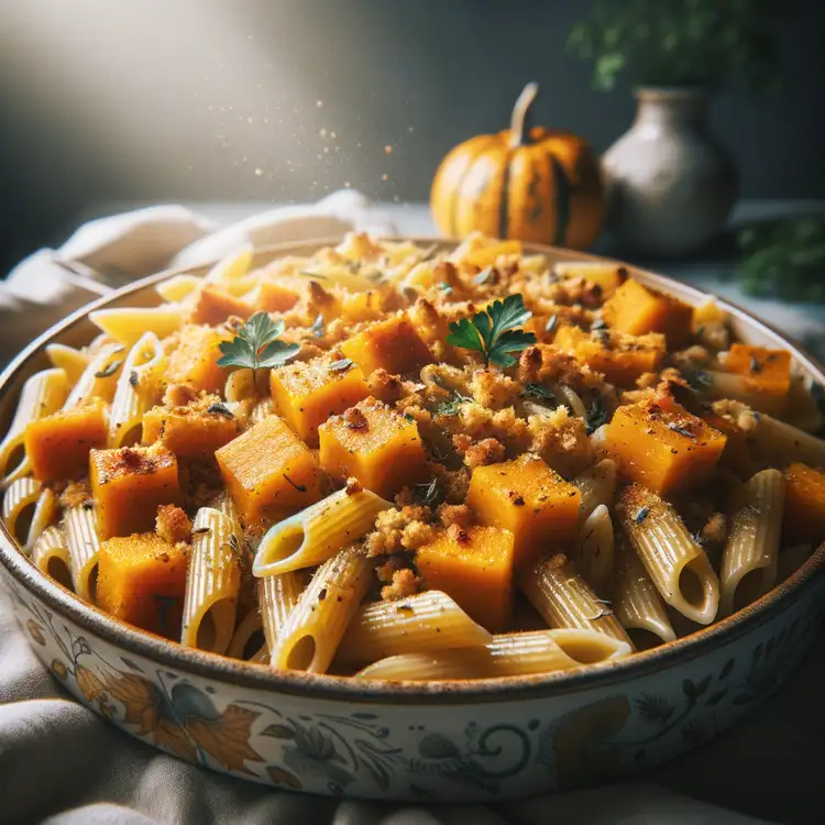 Kürbis-Nudelauflauf Recipe