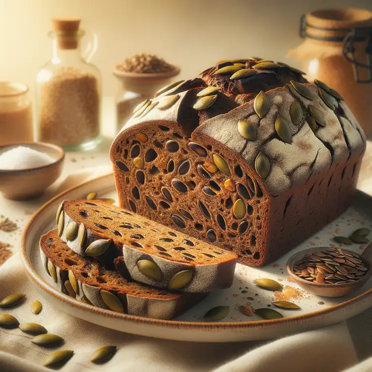 Kürbiskernbrot mit Kürbiskernmehl Recipe